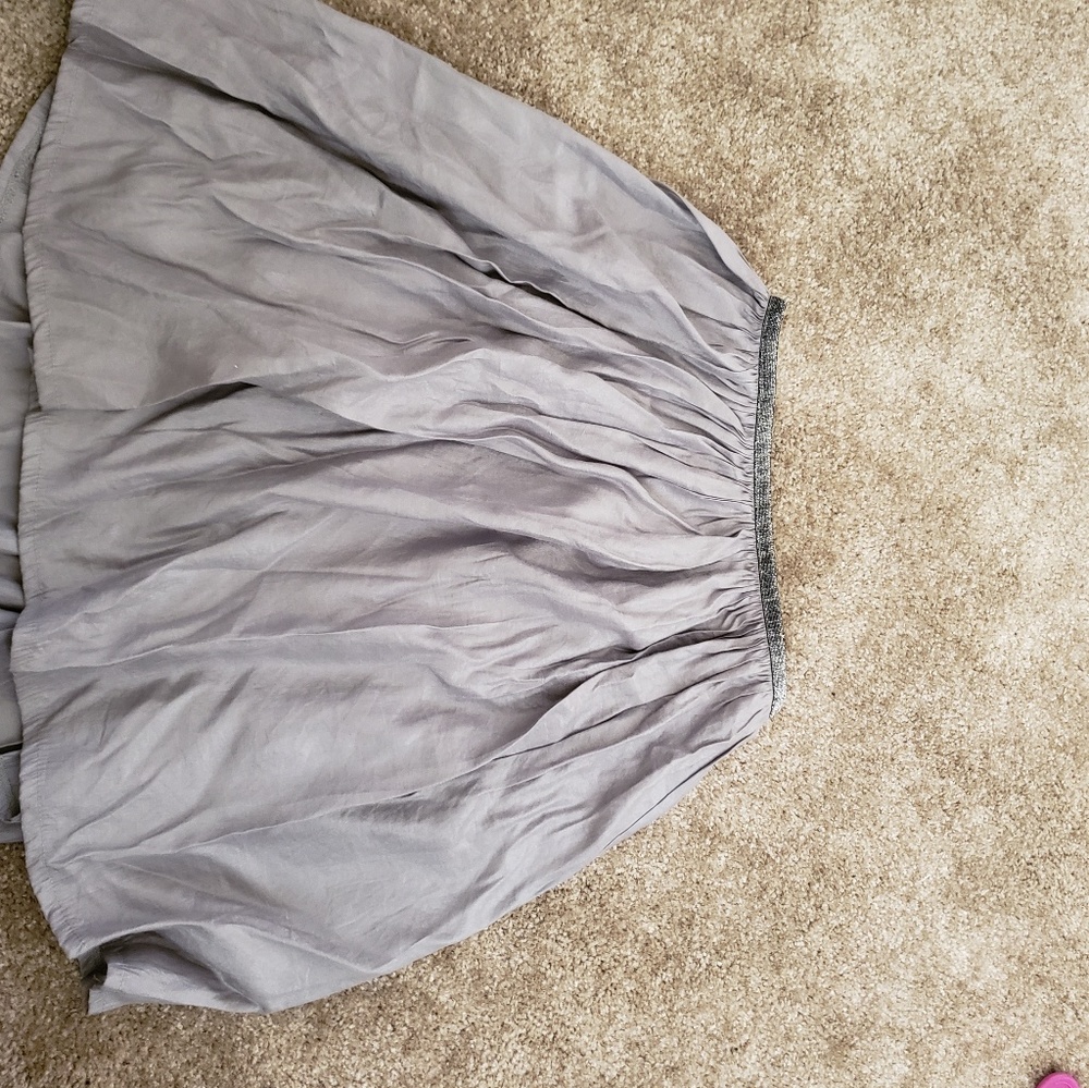 Charlotte Russe silver skirt size M
